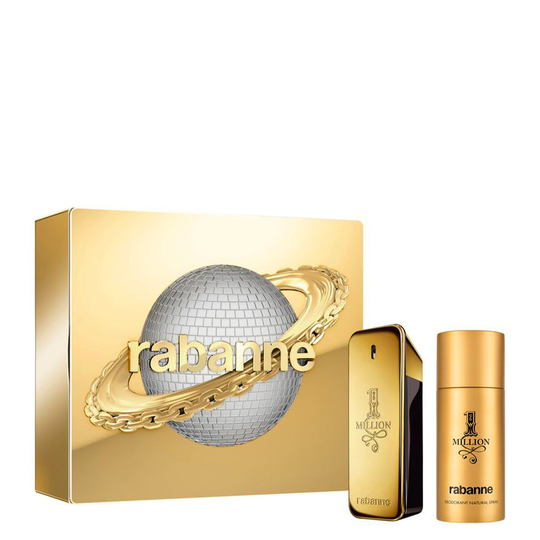 Paco Rabanne 1 Million Gift Set 100ml EDT and 150ml Deodorant Spray